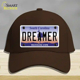 Dreamer South Carolina Novelty License Plate Hat Cotton / Dark Brown