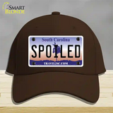 Spoiled South Carolina Novelty License Plate Hat Cotton / Dark Brown