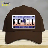 Rock Hill South Carolina Novelty License Plate Hat Cotton / Dark Brown