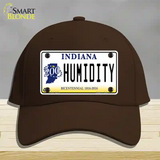 Humidity Indiana Novelty License Plate Hat Cotton / Dark Brown