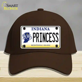 Princess Indiana Novelty License Plate Hat Cotton / Dark Brown