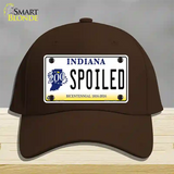 Spoiled Indiana Novelty License Plate Hat Cotton / Dark Brown