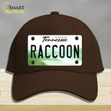 Raccoon Tennessee Novelty License Plate Hat Cotton / Dark Brown