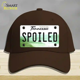 Spoiled Tennessee Novelty License Plate Hat Cotton / Dark Brown