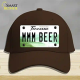 MMM Beer Tennessee Novelty License Plate Hat Cotton / Dark Brown