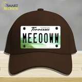 Meeooww Tennessee Novelty License Plate Hat Cotton / Dark Brown