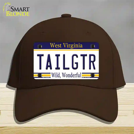 Tailgtr West Virginia Novelty License Plate Hat Cotton / Dark Brown