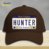 Hunter West Virginia Novelty License Plate Hat Cotton / Dark Brown