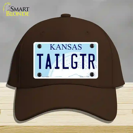 Tailgtr Kansas Novelty License Plate Hat Cotton / Dark Brown