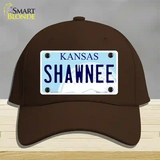 Shawnee Kansas Novelty License Plate Hat Cotton / Dark Brown