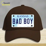 Bad Boy Kansas Novelty License Plate Hat Cotton / Dark Brown