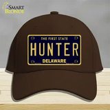 Hunter Delaware Novelty License Plate Hat Cotton / Dark Brown