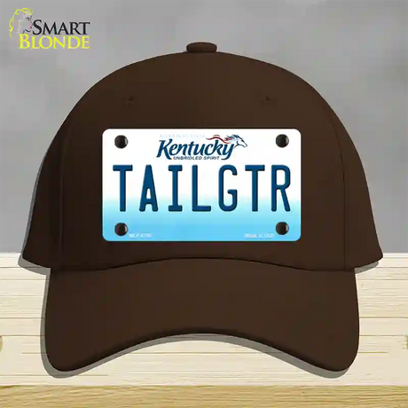 Tailgtr Kentucky Novelty License Plate Hat Cotton / Dark Brown