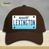 Lexington Kentucky Novelty License Plate Hat Cotton / Dark Brown