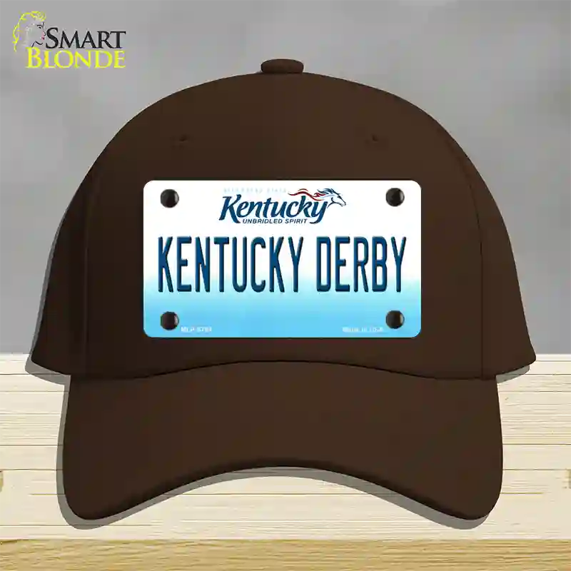 Kentucky Derby Kentucky Novelty License Plate Hat Cotton / Dark Brown