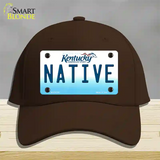 Native Kentucky Novelty License Plate Hat Cotton / Dark Brown