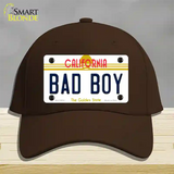 Bad Boy California Novelty License Plate Hat Cotton / Dark Brown