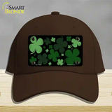 Clovers Novelty License Plate Hat Cotton / Dark Brown