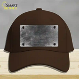 Black Oil Rubbed Solid Novelty License Plate Hat Cotton / Dark Brown