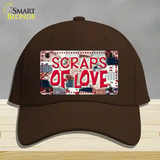 Scraps Of Love Novelty License Plate Hat Cotton / Dark Brown