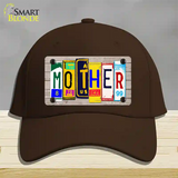 Mother Wood License Plate Art Novelty License Plate Hat Cotton / Dark Brown