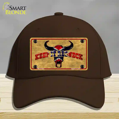 Keep It Redneck Novelty License Plate Hat Cotton / Dark Brown