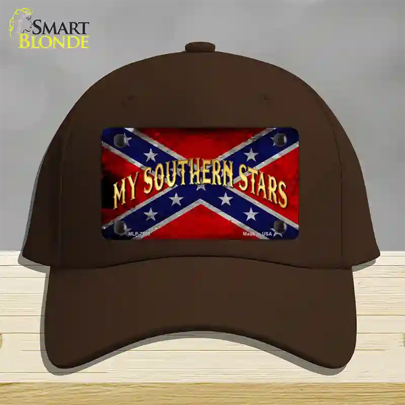 My Southern Stars Novelty License Plate Hat Cotton / Dark Brown