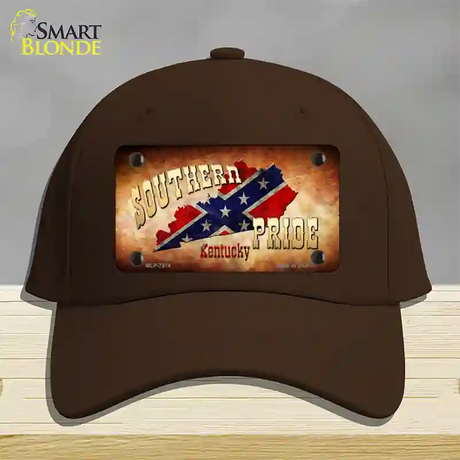 Southern Pride Kentucky Novelty License Plate Hat Cotton / Dark Brown