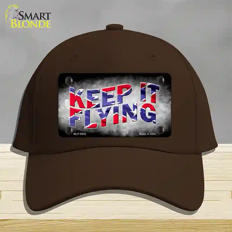 Keep It Flying Novelty License Plate Hat Cotton / Dark Brown