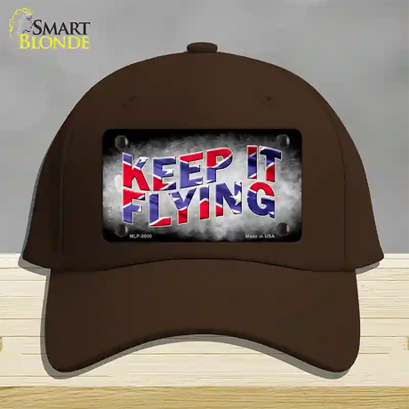 Keep It Flying Novelty License Plate Hat Cotton / Dark Brown