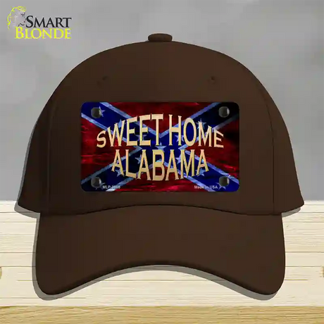 Sweet Home Alabama Novelty License Plate Hat Cotton / Dark Brown