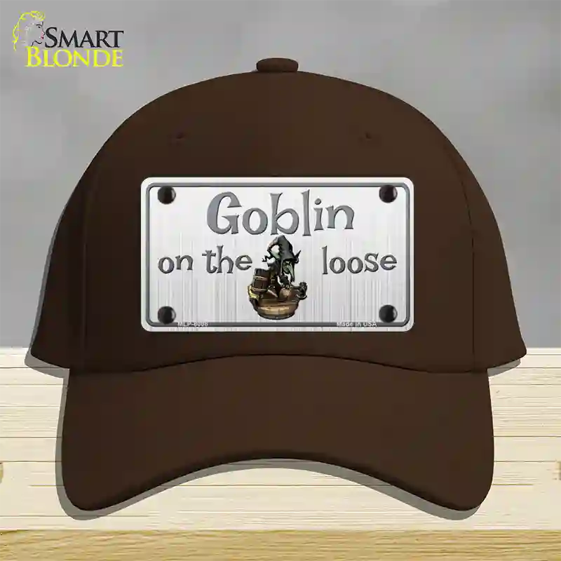 Goblin On The Loose Novelty License Plate Hat Cotton / Dark Brown