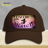 Im A Bad Witch Novelty License Plate Hat Cotton / Dark Brown