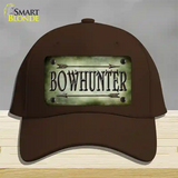 Bowhunter Novelty License Plate Hat Cotton / Dark Brown