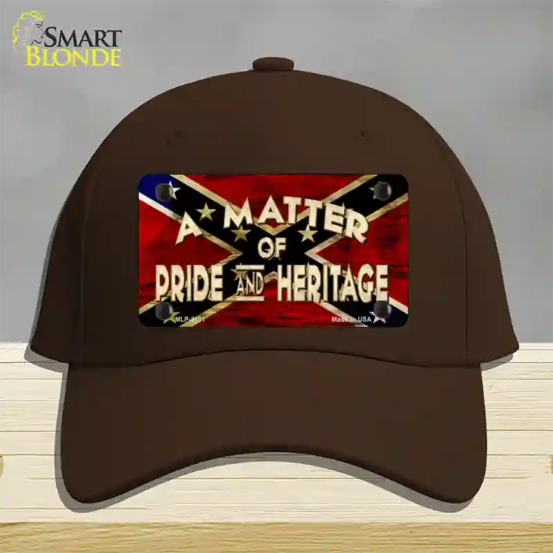 Matter Of Pride Novelty License Plate Hat Cotton / Dark Brown