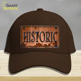 Historic Novelty License Plate Hat Cotton / Dark Brown