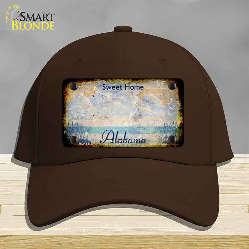 Alabama State Rusty Novelty License Plate Hat HAT-MLP-8118
