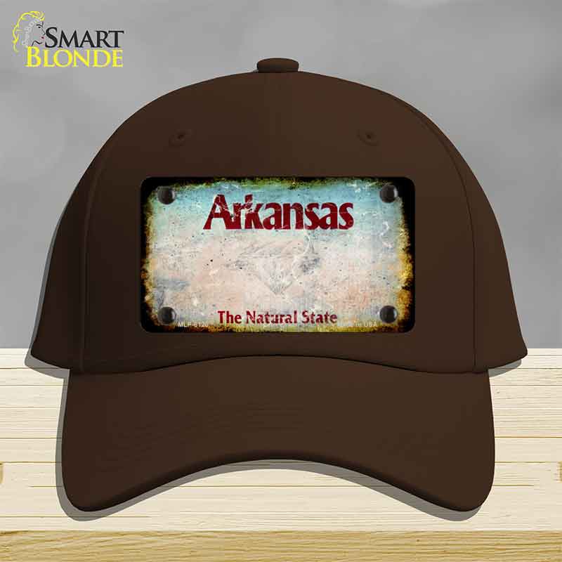 Arkansas State Rusty Novelty License Plate Hat HAT-MLP-8120
