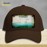 Missouri Rusty Blank Novelty License Plate Hat Cotton / Dark Brown