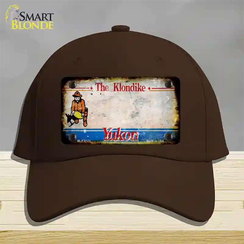 Yukon Rusty Blank Novelty License Plate Hat Cotton / Dark Brown