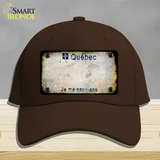 Quebec Rusty Blank Novelty License Plate Hat Cotton / Dark Brown