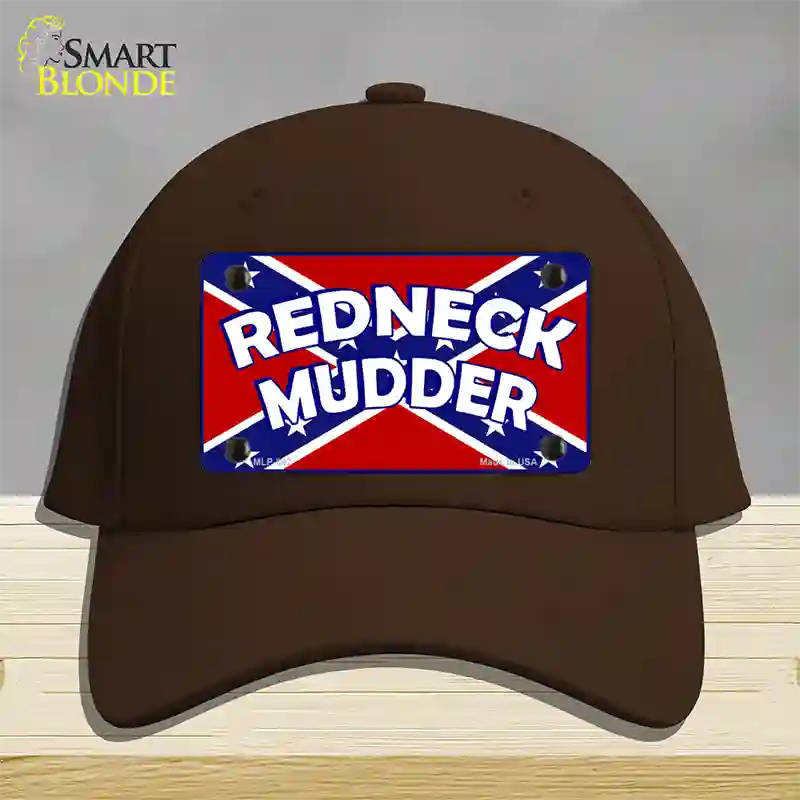 Redneck Mudder Novelty License Plate Hat Cotton / Dark Brown