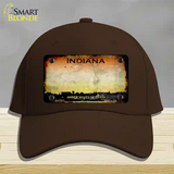 Indiana Rusty State Novelty License Plate Hat Cotton / Dark Brown