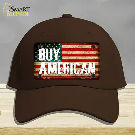 Buy American Novelty License Plate Hat Cotton / Dark Brown