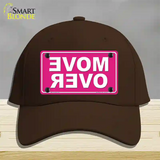 Move Over Pink Novelty License Plate Hat Cotton / Dark Brown