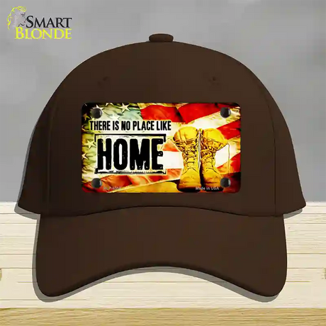 There Is No Place Like Home Novelty License Plate Hat Cotton / Dark Brown