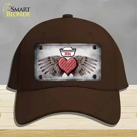 Love RN Novelty License Plate Hat Cotton / Dark Brown