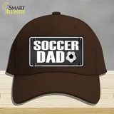 Soccer Dad Novelty License Plate Hat Cotton / Dark Brown