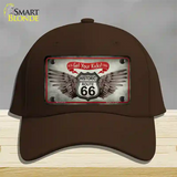 Get Your Kicks Novelty License Plate Hat Cotton / Dark Brown