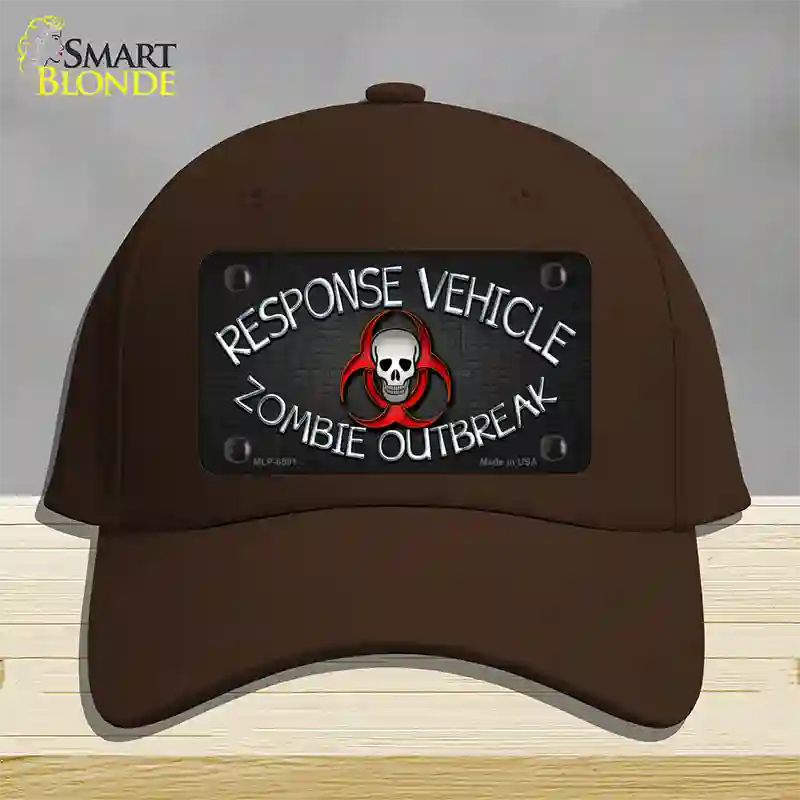 Response Vehicle Novelty License Plate Hat Cotton / Dark Brown